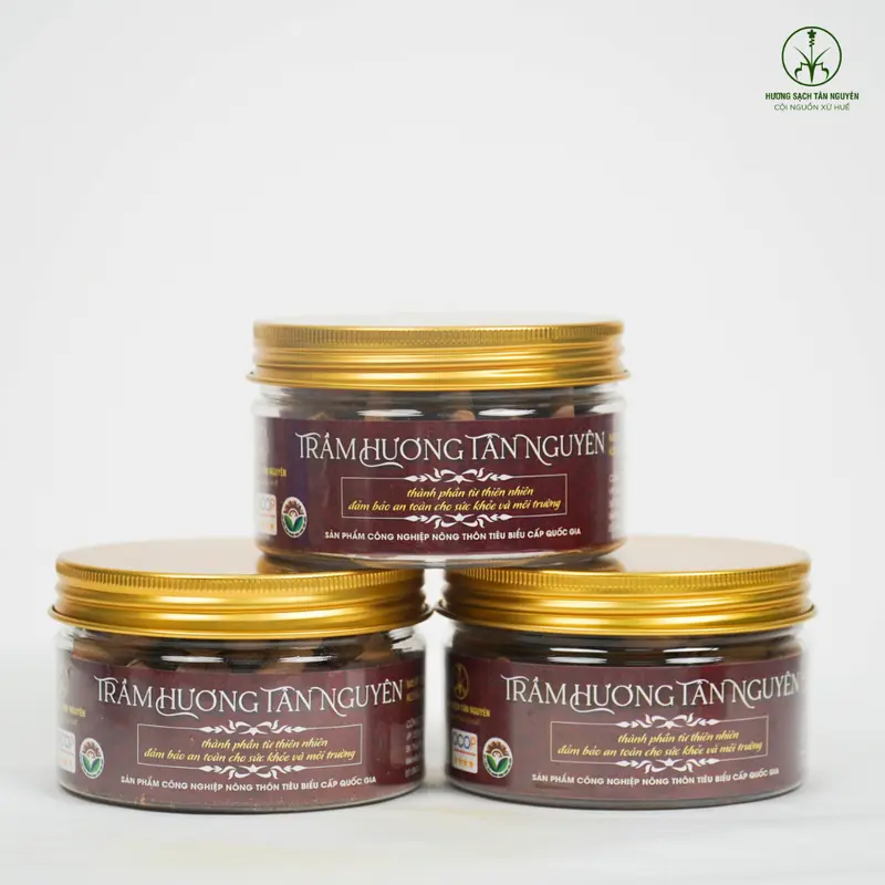 [TẶNG LƯ XÔNG GỐM] Nụ Trầm Hương Tân Nguyên Hộp Nắp Nhôm 40 Viên, Trầm Sạch Huế Nguyên Chất Tự Nhiên OCOP 4 Sao - Thơm Tự Nhiên, Thư Giãn, Xông Phòng, Dùng Cúng, Thiền, Khử Mùi, Thanh Lọc Không Khí, Dễ Ngủ, Tĩnh Tâm, Khử Ẩm Mốc, Dầu Thơm Phòng 7