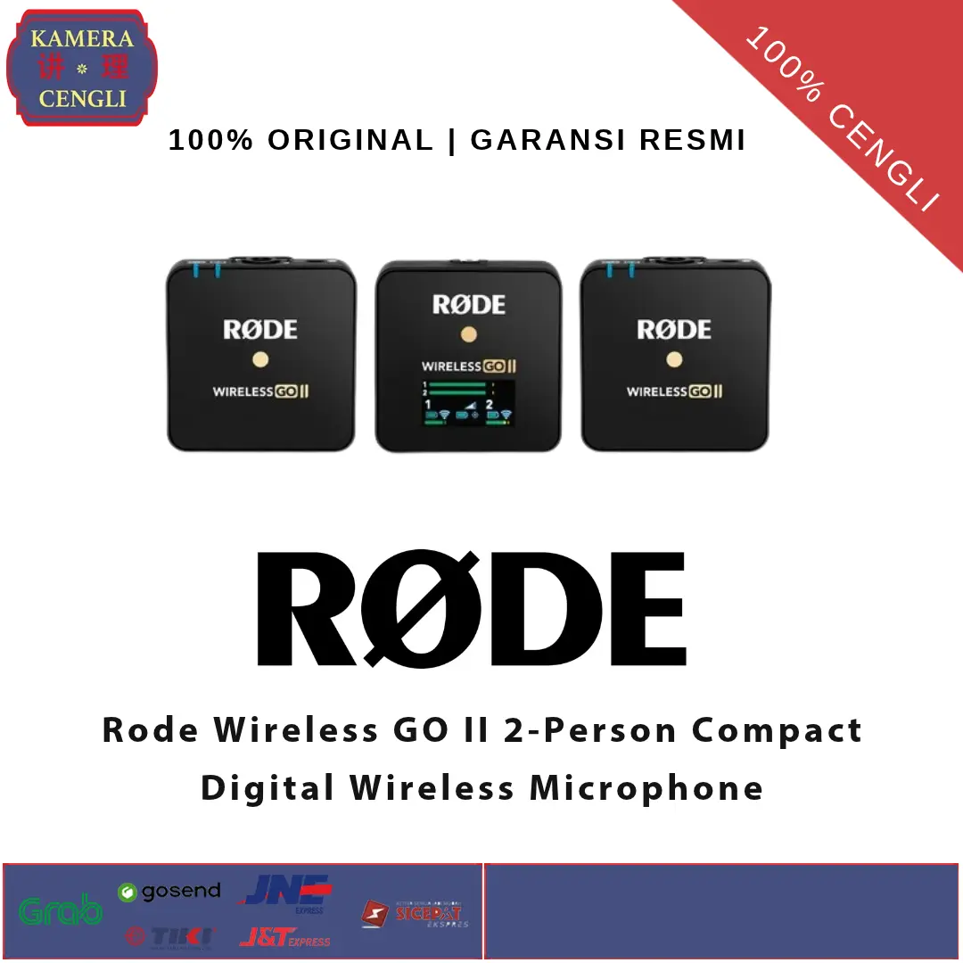 Rode Wireless GO II 2-Person Compact Digital Wireless Microphone
