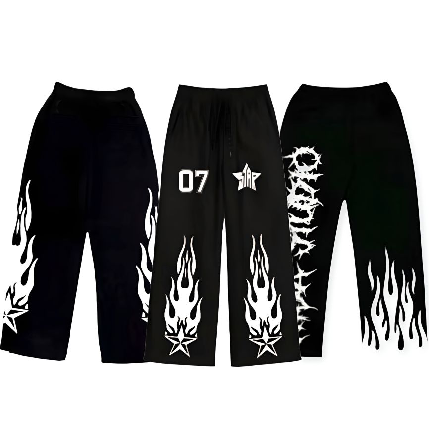 Celana Panjang Skena Gombrang Anak Usia 8-12 Tahun - Celana Stars Pants Anak Laki - Laki Unisex Gaya Terbaru - Jogger Celana Panjang Baggy Sweatpants Anak Terlaris