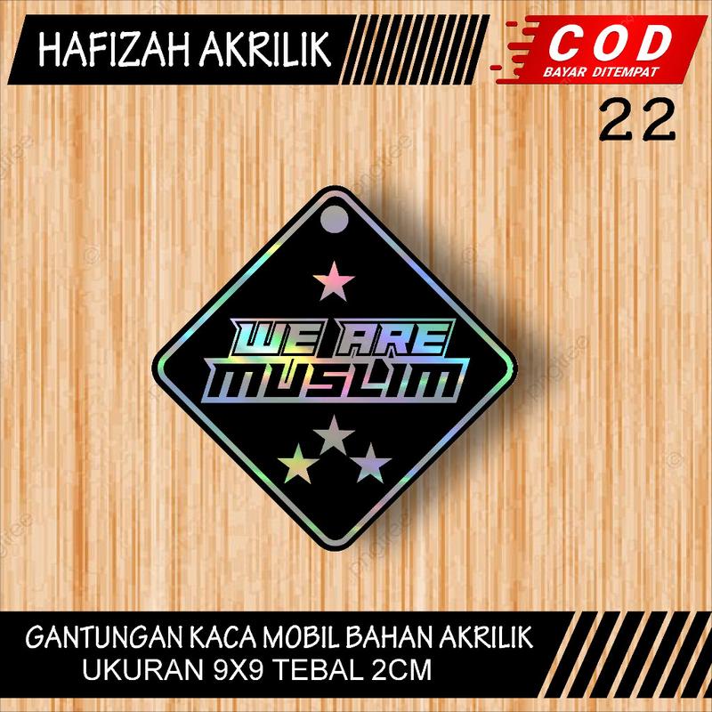 (COD)GANTUNGAN KACA MOBIL (AKRILIK) GANTUNGAN KACA TRUK VARIASI GANTUNGAN KACA MOBIL HOLOGRAM VARIASI BEBAS CUSTOM KODE 47 2