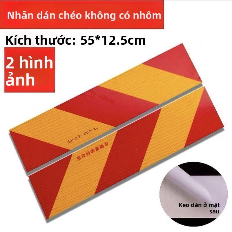 Nhãn Dán Phản Quang Thiết Kế Đuôi Xe Tải Phản Quang Chống Va Chạm Logo Xe Kéo Ô Tô Xe Đẩy Nền Tảng Nhãn Dán Đánh Giá Hàng Năm