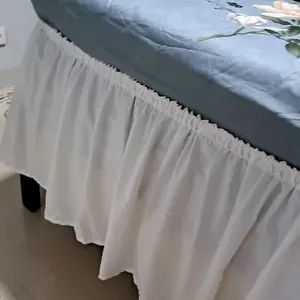 Bed skirt Rumbai kolong kasur 160x200 Bahan Mikrotex - Rok Kolong ranjang - Rok Kasur Rumbai Elastic