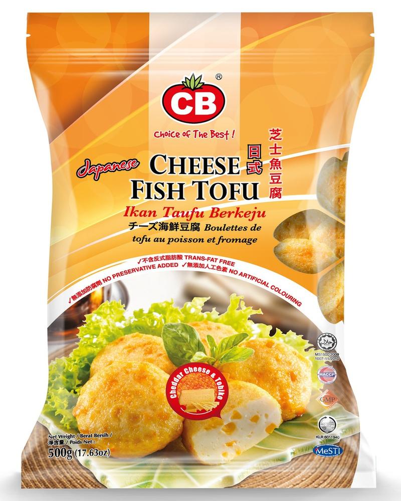 Product Introduction of CB Premium Japanese Cheese Fish Tofu 500g - Perfect for hotpots, air frying, or a quick snack frozen food 10