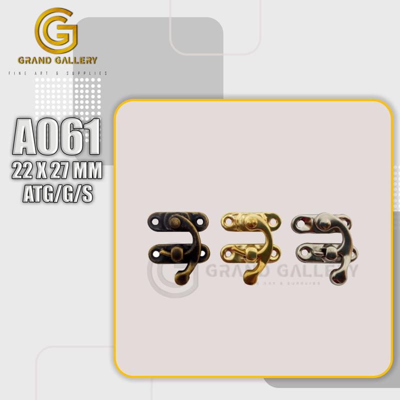 KUNCI PENGAIT KOTAK/ PENGUNCI BOX HANTARAN PERHIASAN -A061 22 x 27 MM 0