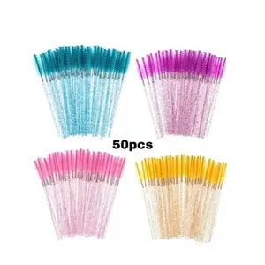 Sisir Bulu Mata MASCARA WAND GLITER 1PACK 50PCS untuk Eyelash Extension
