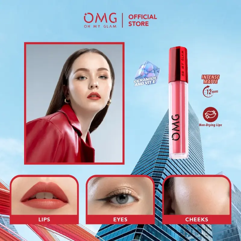 OMG OH MY GLAM Mattelast Lip Cream 2.9 g - Lip Cream Matte 4