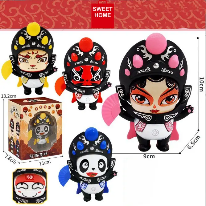 Boneka  mainan Berubah Wajah Face Changing LucuToy Beijing Opera Face Makeup 0