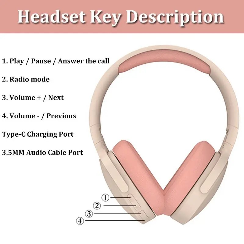 Tai Nghe Không Dây, P2961, Chất Lượng Âm Thanh Cao, Bao Gồm Tất Cả, Tai Nghe Bluetooth Chất Lượng Âm Thanh Tuyệt Vời, Thích Hợp Làm Đồng Hồ Nhịp Tim 6