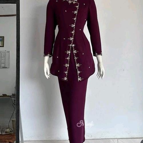 bridesmaid muslimah dress malaysia Bride Aiqa- Fully Lined Muslim Bride Wedding Dress