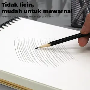MW Sketchbook A6/A5/16K/A4/8K/A3 Aesthetic Buku Gambar Vertikal Jilid Spiral 30 Lembar/60 Halaman