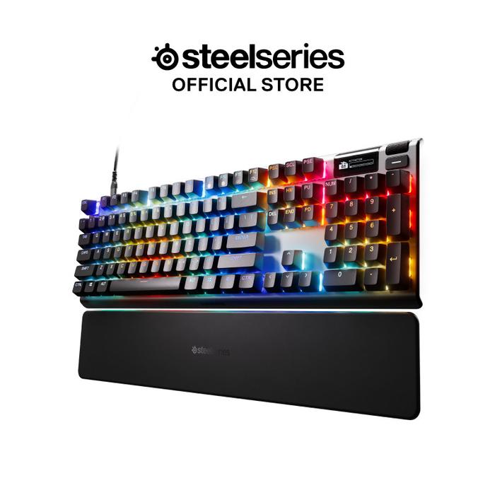 Gambar Steelseries Apex Pro Fullsize Gen 3 Rapid Tap SOCD - OmniPoint 3.0 Switch Gaming Keyboard dari SteelSeries ID Kota Administrasi Jakarta Pusat Tokopedia