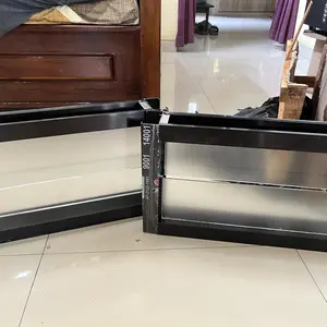 JENDELA ALUMUNIUM BOVENLI MODEL ZIG ZAG UK 60X30 FRE PEKING KAYUU  Kaca Aluminium