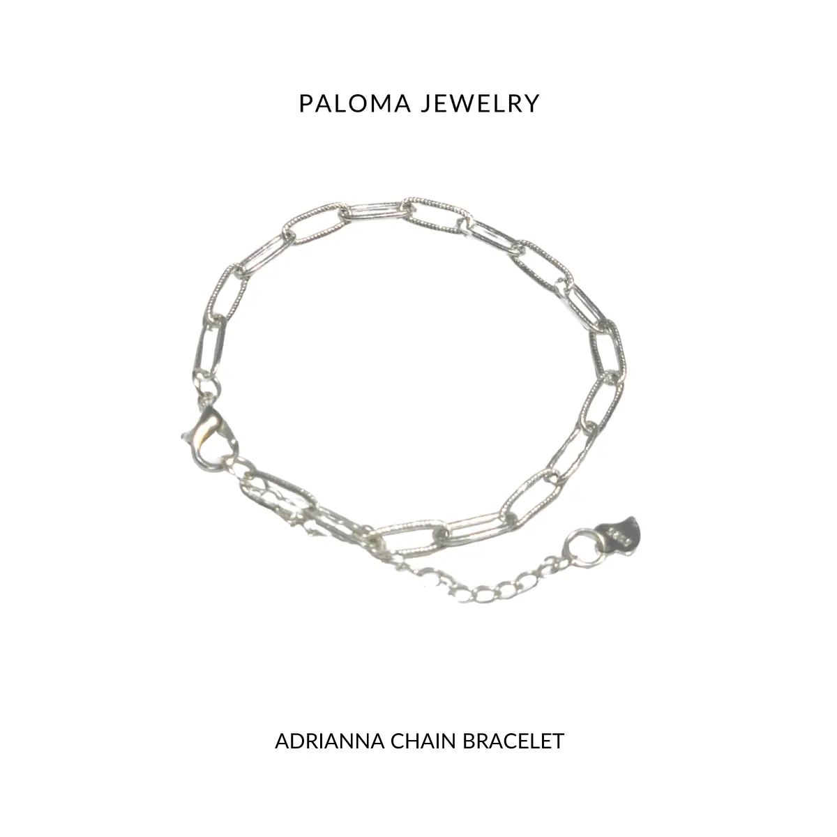 PALOMA - Adrianna Chain Bracelet | Sterling Silver 925