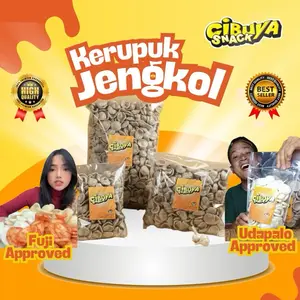 KERUPUK JENGKOL 100GR, 250GR, 500GR CIBUYA SNACK (MAKANAN/CEMILAN/CAMILAN/FOOD)