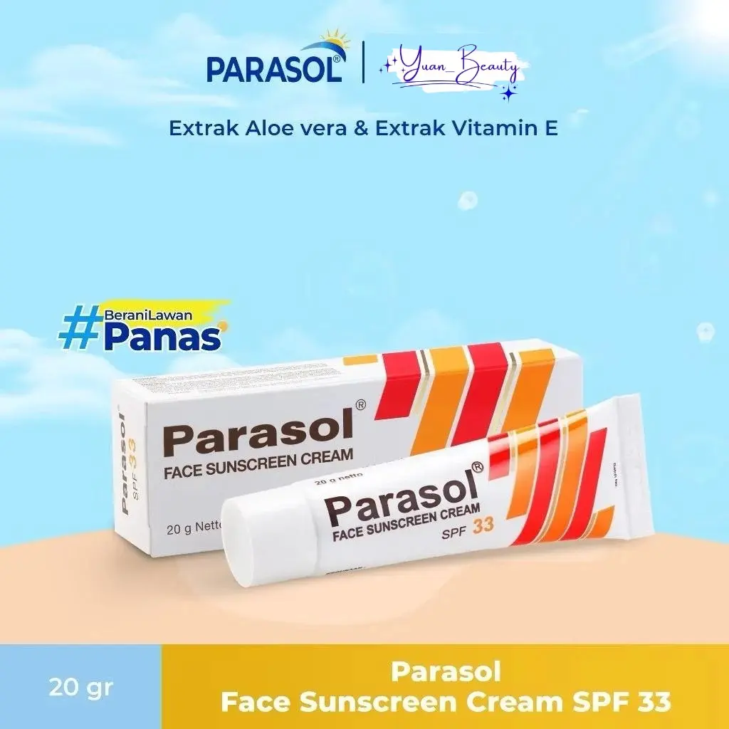 parasol face sunscreen cream spf 33 20gr
