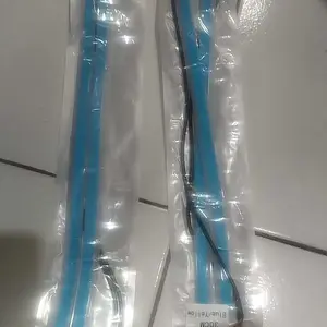 lampu Alis LED slim alis DRL fleksibel waterproof 12V uk 30cm 2 mode running motor mobil Car