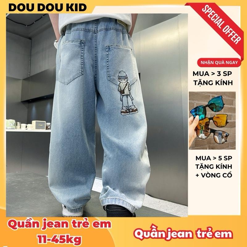 [MUA THEO CHIỀU CAO] QJ28M Quần Jean Trẻ Em 11-45kg,Chất Jean Mềm