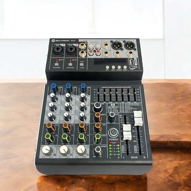 Amplifier Kimiso SIC4 Mixer Audio Berkualitas 1