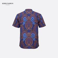 Gambar Keris Gallery Kemeja Batik Relaxed Fit Lengan Pendek Motif Keris Nirmala - Biru, M dari Keris Gallery Kab. Sukoharjo 4 Tokopedia
