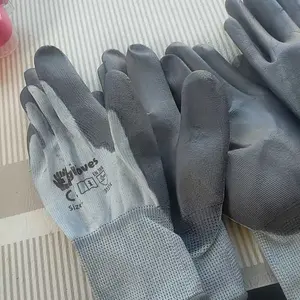 sarung tangan safety HItam 1 pasang sarung tangan motor/pekerja keras proyek Black