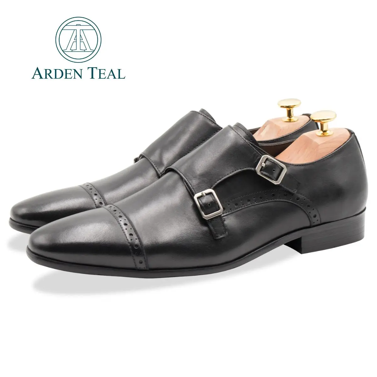 ARDEN TEAL Cordoba Black Double Monk