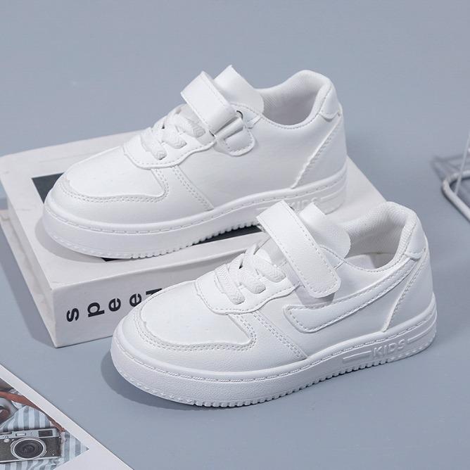 Giày Cao Su, Màu Trắng, Dành Cho Trẻ Em, Unisex, Thời Trang, Giày Thể Thao, Hàng Mới Về 6