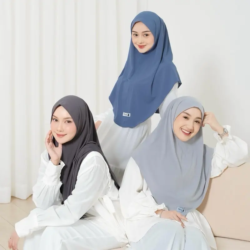 Dhinda Hijab - Bergo Non Pet Antem Size L (Jersey Ity)