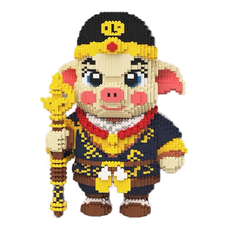  Mô hình lắp ghép chu bát giới cao 48 cm   tặng búa + keo   