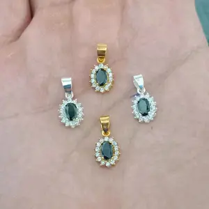 Liontin Perak Mata Lady Day Batu Hitam (Perak 925)