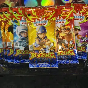 Kartu boboiboy pek BLEZING FORST INDONESIA galaxy card original monsta galaxy card koleksi