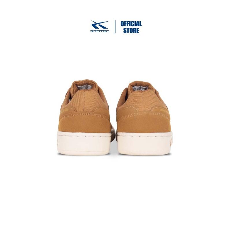 Spotec Sneakers Tetra Sepatu Sneakers Pria Wanita - Coklat Tua Putih 3