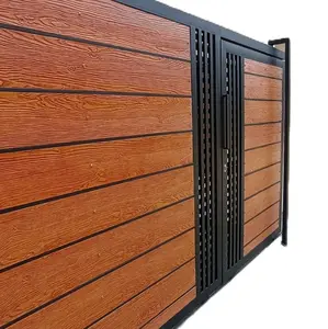 pintu pagar model minimalis papan grc Besi