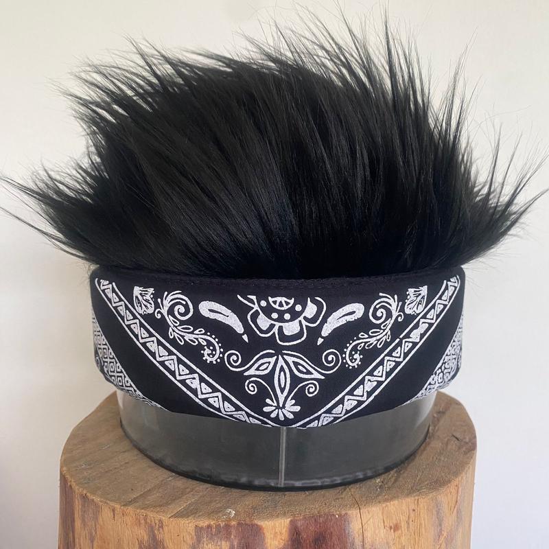 Yours Topi Udeng Rambut Palsu Pria Dewasa Hitam Elegan Bahan Korea ...