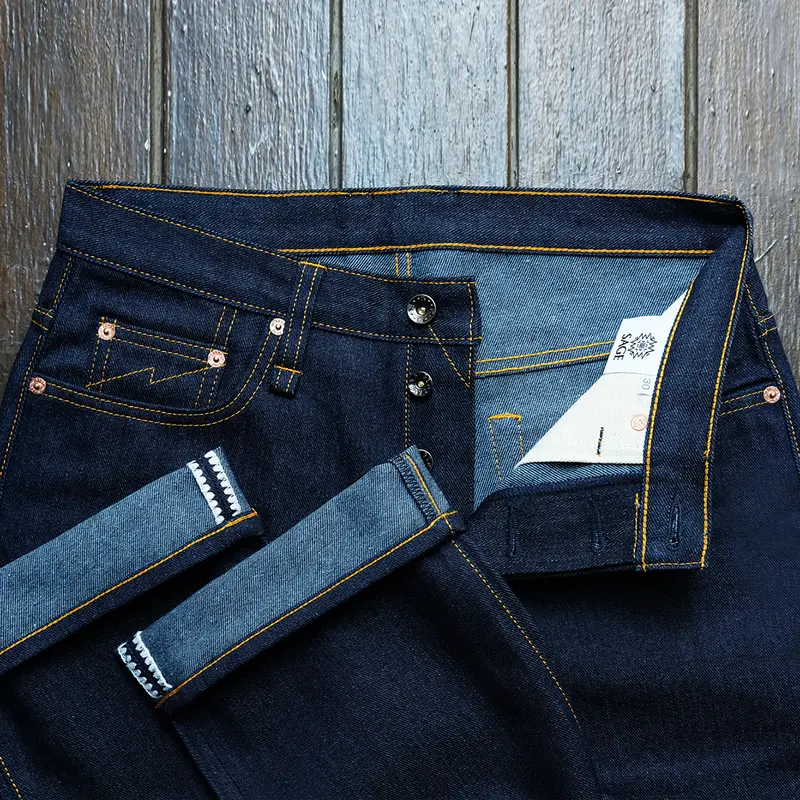Sage Genesis Series : 15oz Indigo x Blue Ultimate Quality Projectile Loomed Denim 4
