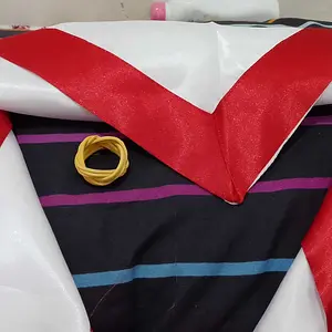 Toko Pelangi 88 Hasduk Pramuka Mengkilap Pembina Kacu Pramuka Mengkilat Panjang 170cm Dasi Bahan Licin Bonus Ring Rotan