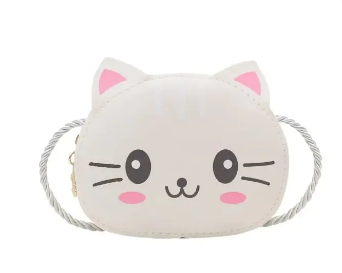 Tas Selempang Anak Lucu Motif Binatang kucing 6