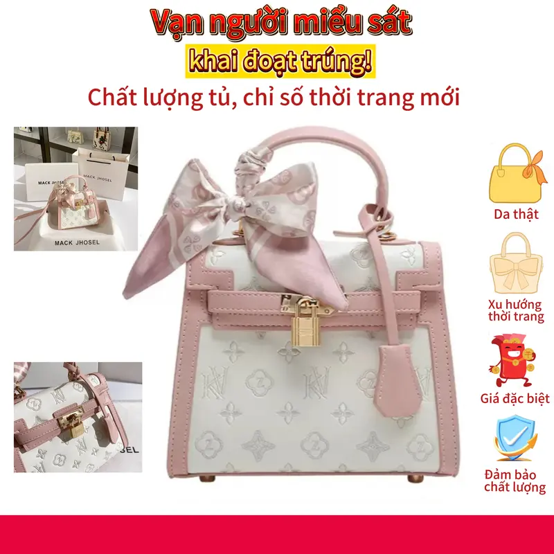 Túi Kelly, Chất Lượng Quầy Hàng, Phong Cách Xã Hội Giàu Có, Chất Lượng Quầy Hàng 202 400, Túi Xách Thêu Cao Cấp, Túi Tote Nữ, Túi Cầm Tay, Túi Đeo Vai, túi Messenger, Thích Hợp Cho Người Đi Làm, Túi Đi Lại Bag Nhung Da túi  quảng 0
