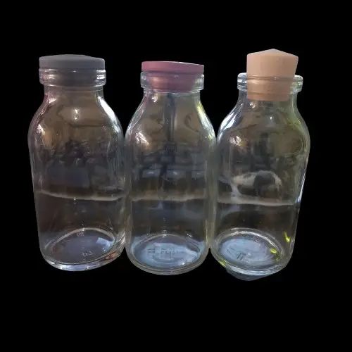 botol asi 100ml, botol kaca asi 100ml lengkap dengan tutup karet Peralatan 6