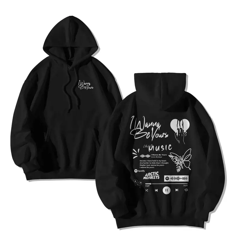 [Aesthetic Version] Hoodie I Wanna Be Yours Version Cotton Fleece Unisex 1