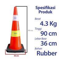 Gambar Safety Traffic Cone 90 cm Kerucut Lalu Lintas Tonata 4.3 Kg / Traffic Cone 90cm / Kerucut Pembatas Jalan Warna Orange / Safety Cone Pembatas Area Parkir dan Jalan Raya / Perlengkapan Safety Lalu Lintas Pembatas Kendaraan Jalan Umum dari Tonata Indonesia Kab. Tangerang 2 Tokopedia