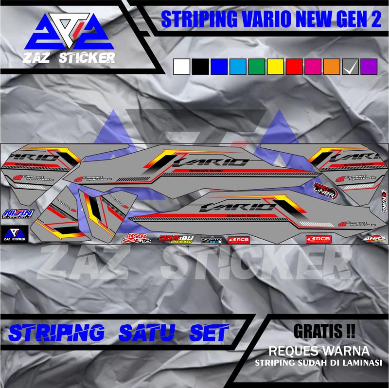 Product Introduction of Zaz Sticker Striping Vario New Gen 2 Design Motif 13 26