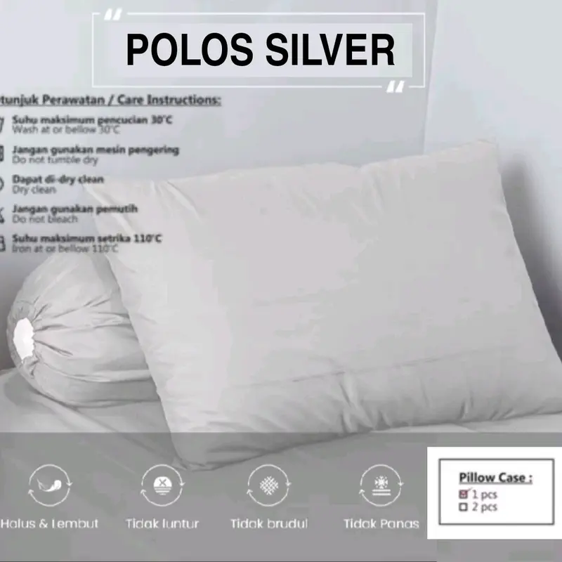 Sarung Bantal / Sarung Guling polos, bagus dan halus 5