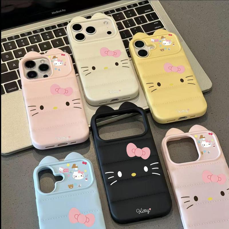 Ốp lưng tai mèo 3D họa tiết thỏ ngôi sao, Tương thích iPhone 16/17 Pro Max/15…