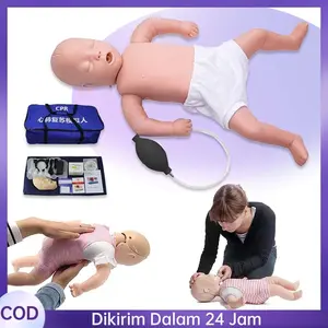 Complete Set Baby AED Trainer CPR Manikin Prestan Professional Infant Manekin Untuk Pelatihan Resusitasi