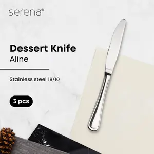 Pisau Makan Stainless Steel Serena Aline - Dessert Knife 3 pcs