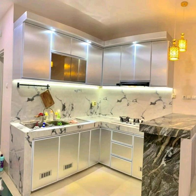 KITCHEN SET ALUMINIUM MINIMALIS MODERN 0