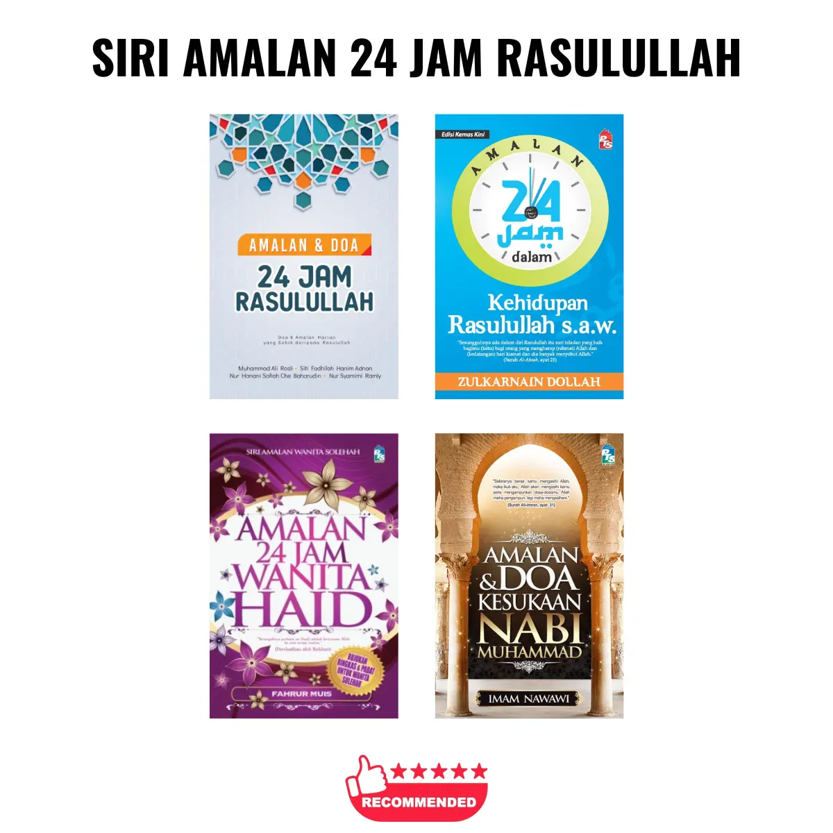 Buku Amalan 24 Jam dalam Kehidupan Rasulullah s.a.w. - Edisi Kemas Kini (L130, Y19, PY13)