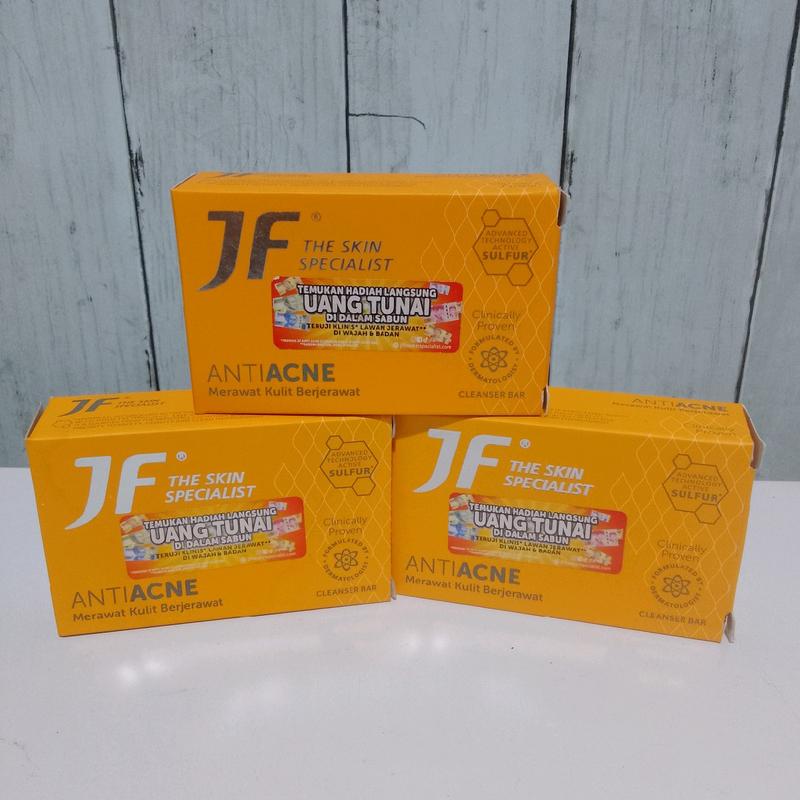 JF ANTI ACNE BARSOAP 90 GR Treatment facial  wash face wash 1