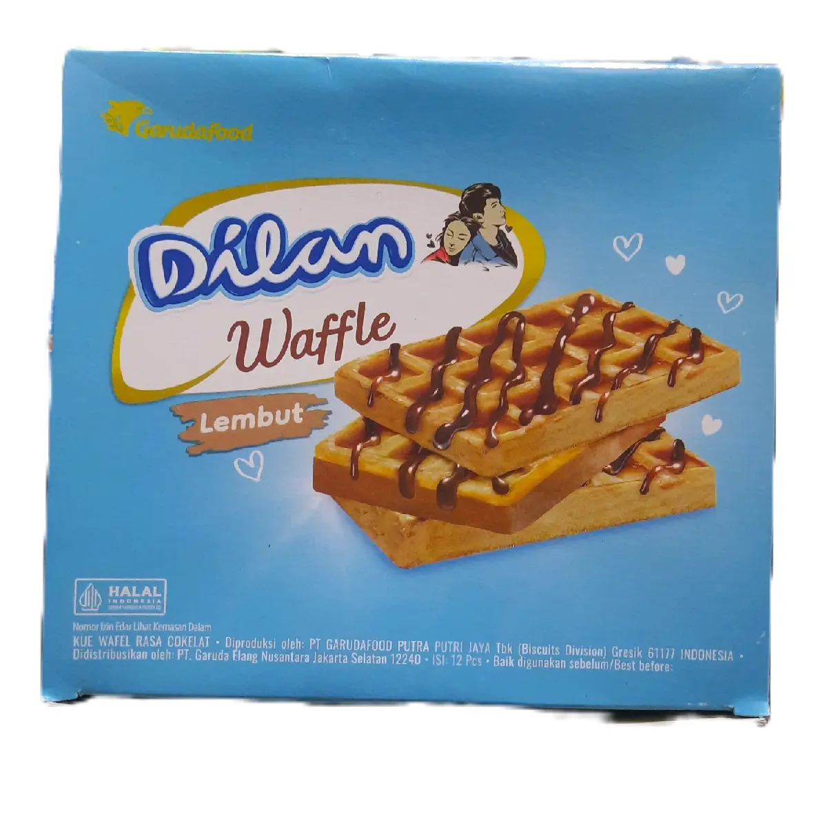 Dilan wafle lembutt isi 12pcs