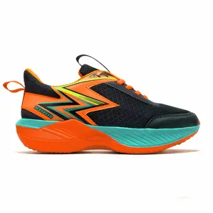 Sepatu Lari Pria Wanita Rexspeed Hitam Oren Size 38-44 Terbaru Sepatu Running Sneakers Olahraga Joging Sepatu Casual